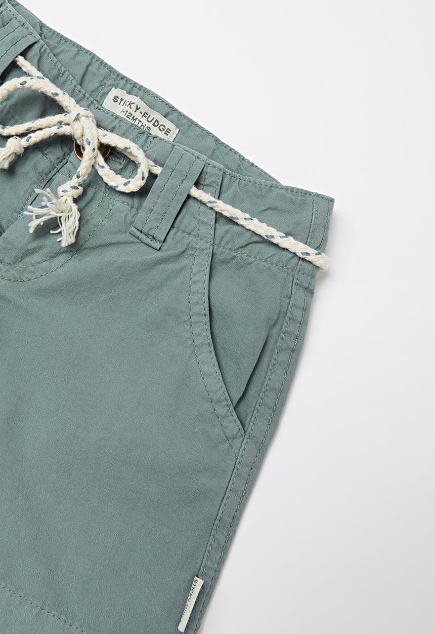 Sticky Fudge - Diesel tailored shorts - green 