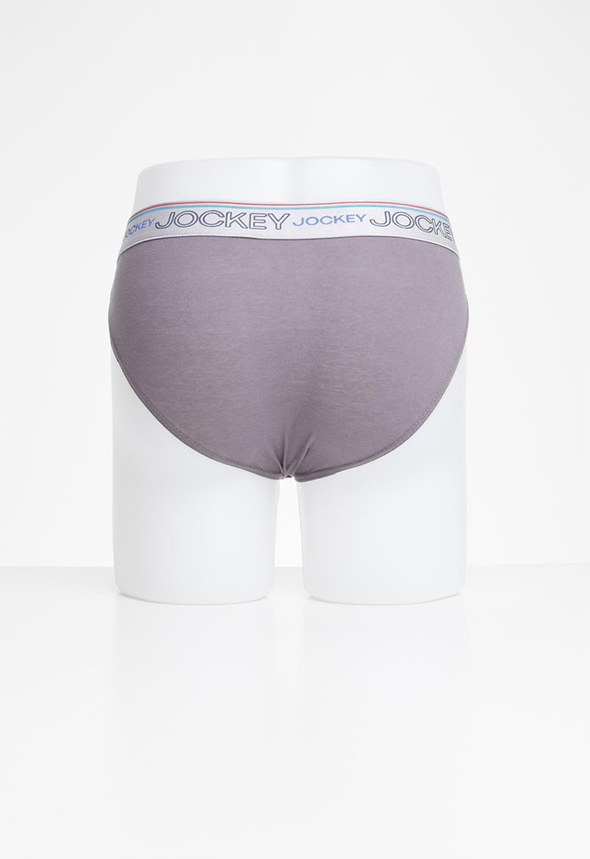 Jockey - 3 Pack plain new generation jockey briefs - multi