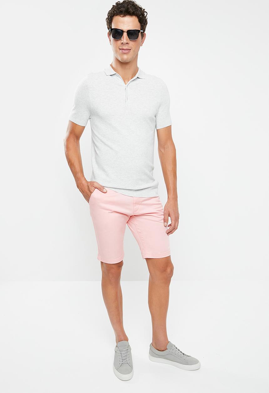 POLO - Milano stretch chino shorts - pink 