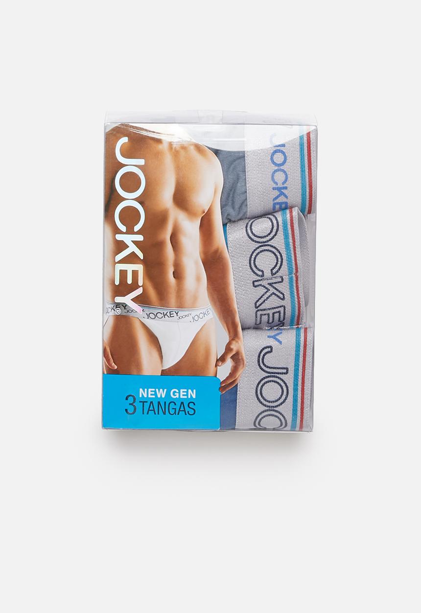 Jockey - 3 Pack plain new generation tanga - multi