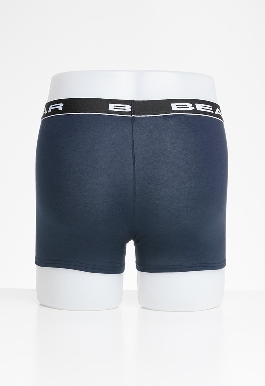 Bear - 3 Pack bodyshorts plain (ongoing) - navy