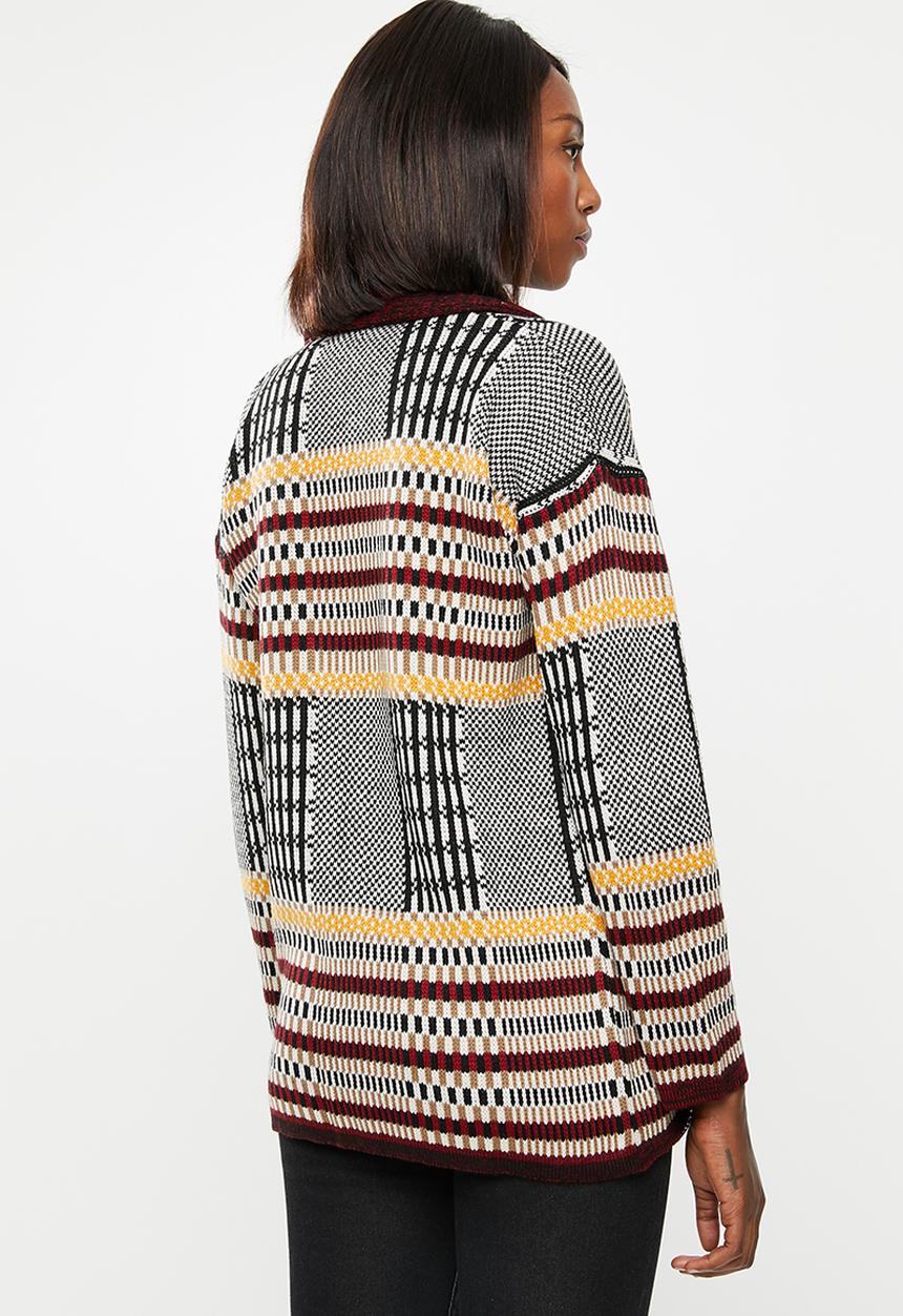 edit - Patterned cardi - multi 
