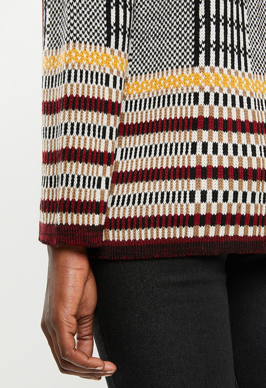 edit - Patterned cardi - multi 