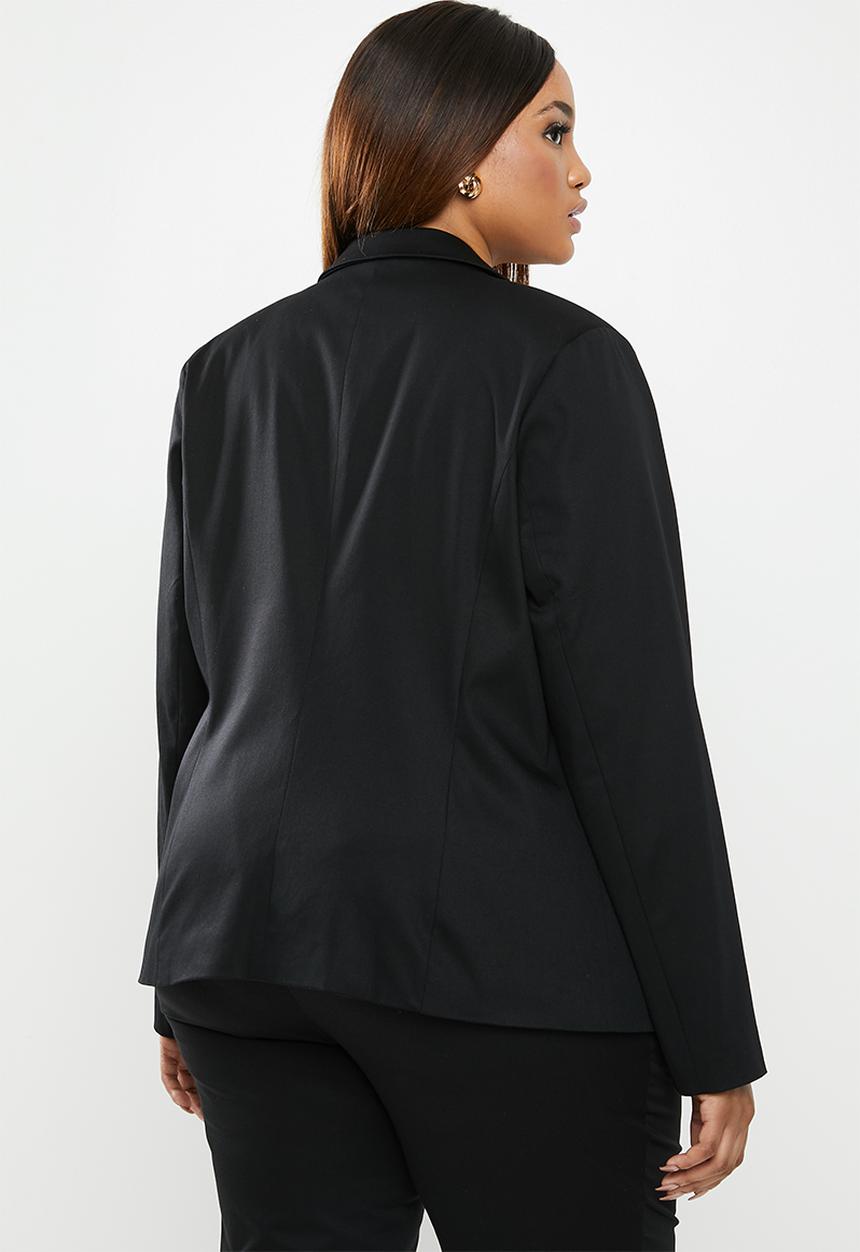 edit Plus - Smart blazer (plus) - black