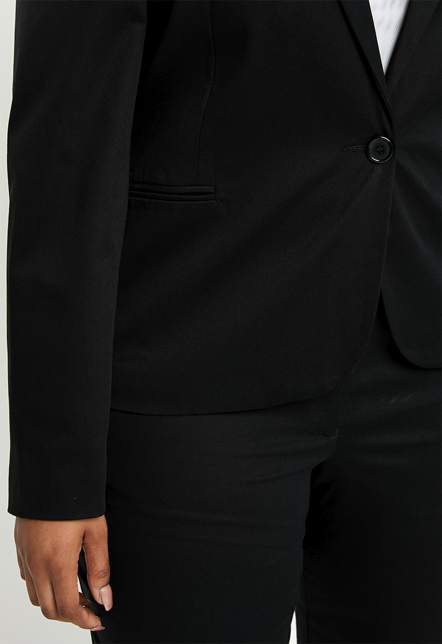 edit Plus - Smart blazer (plus) - black