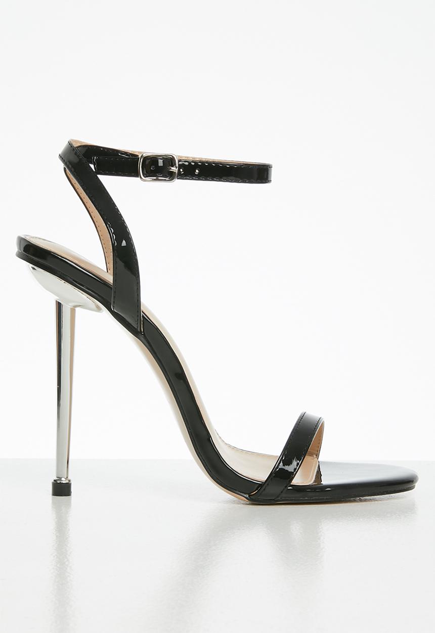 Public Desire -  Betray barely there heel - black