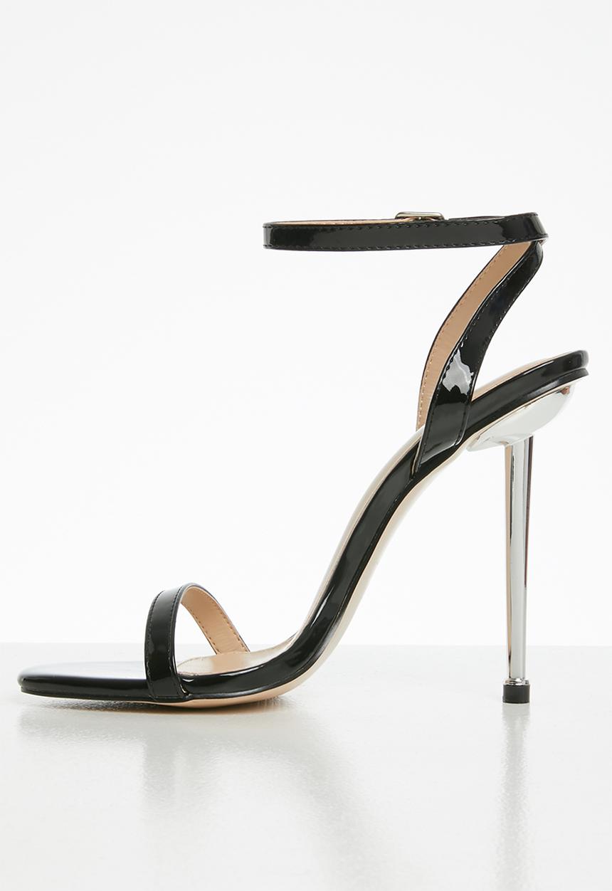 Public Desire -  Betray barely there heel - black