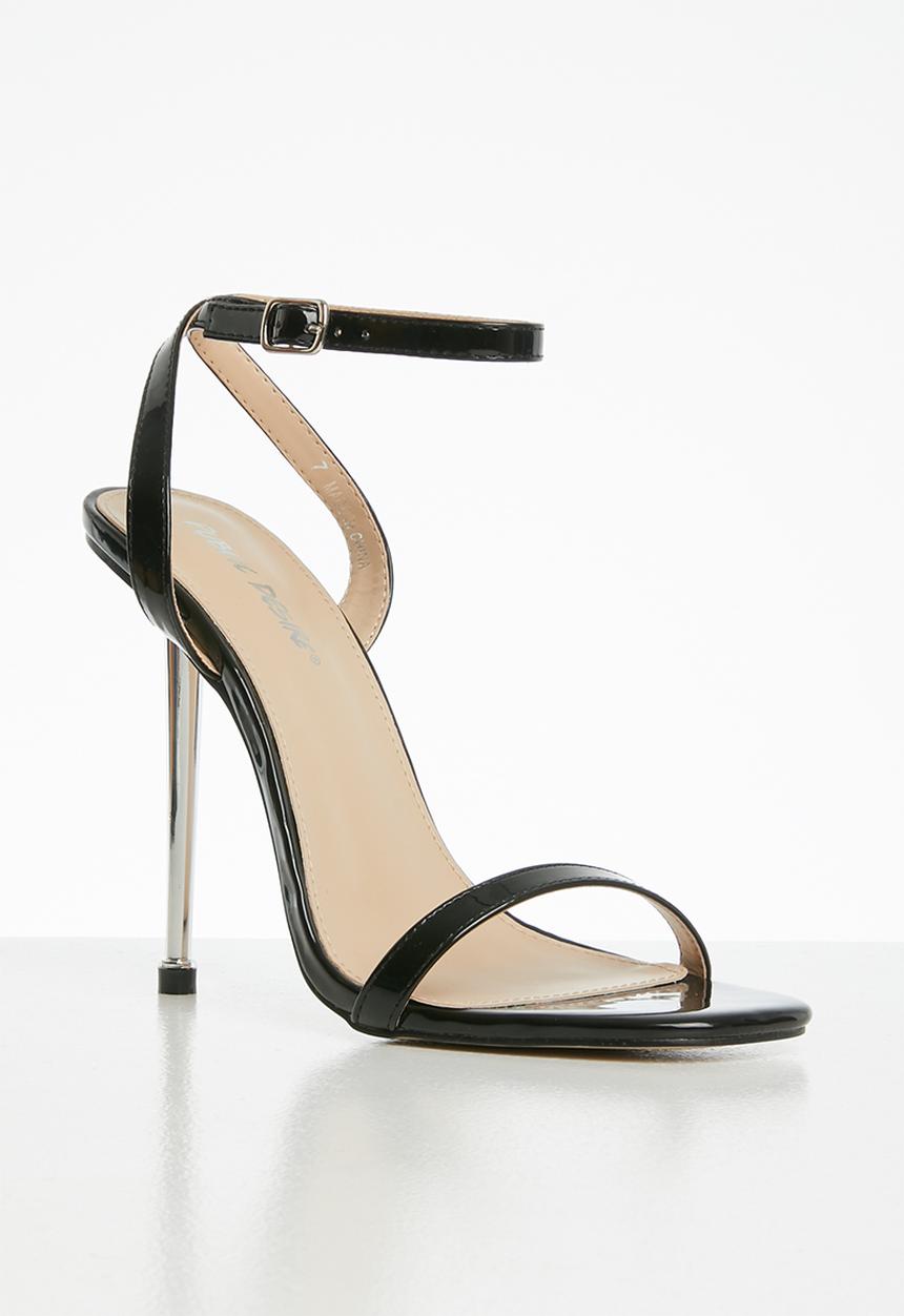 Public Desire -  Betray barely there heel - black