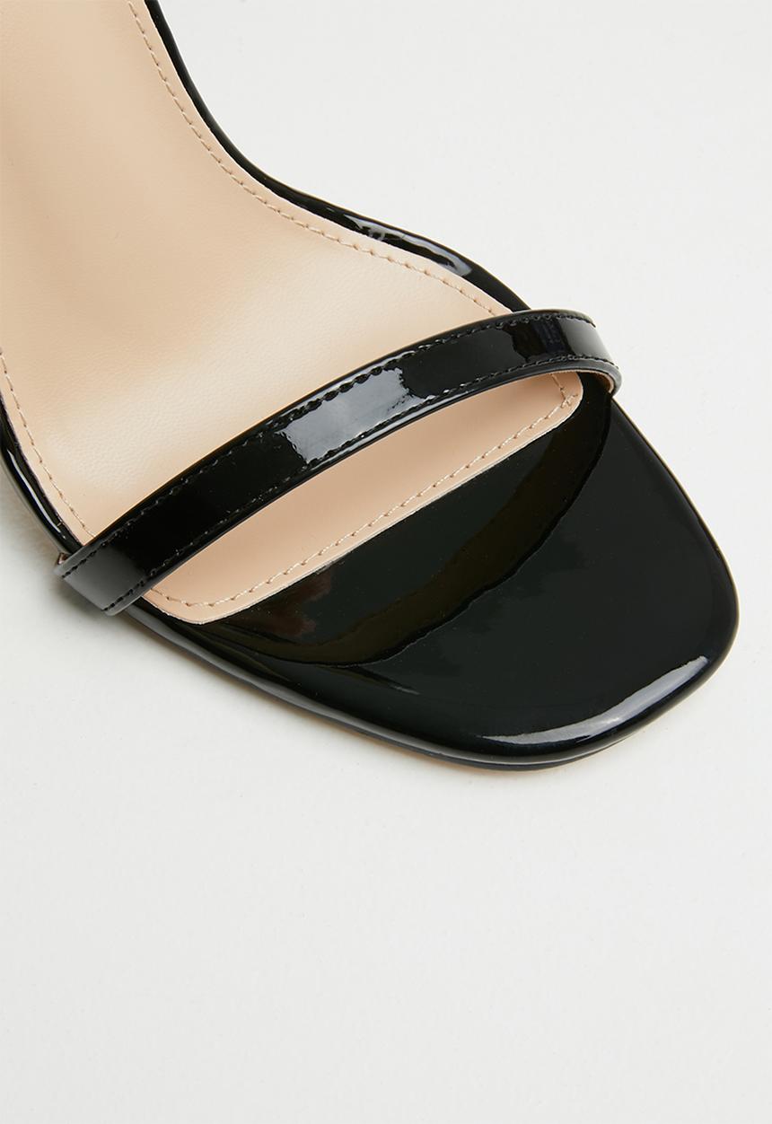 Public Desire -  Betray barely there heel - black