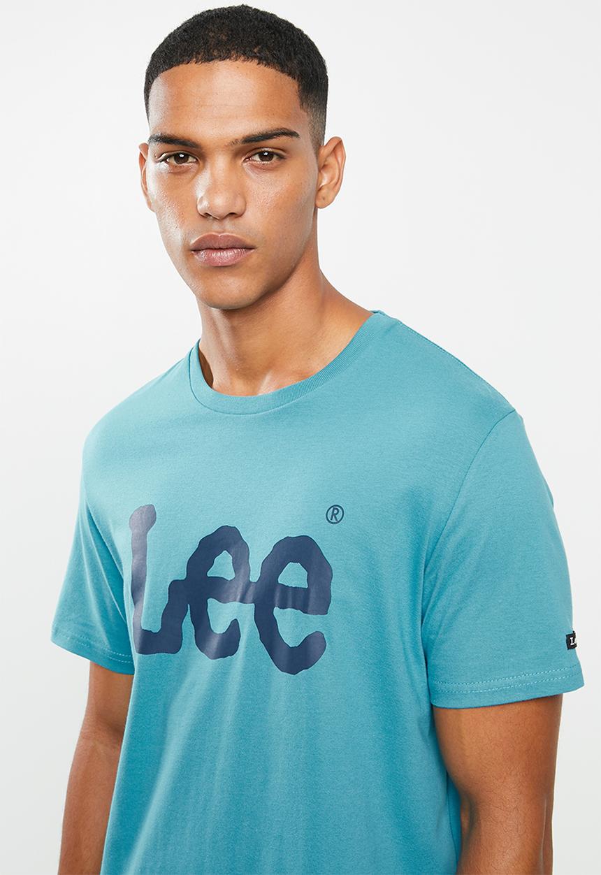 Lee  - Classic logo tee - blue