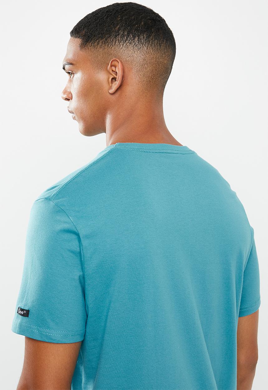 Lee  - Classic logo tee - blue