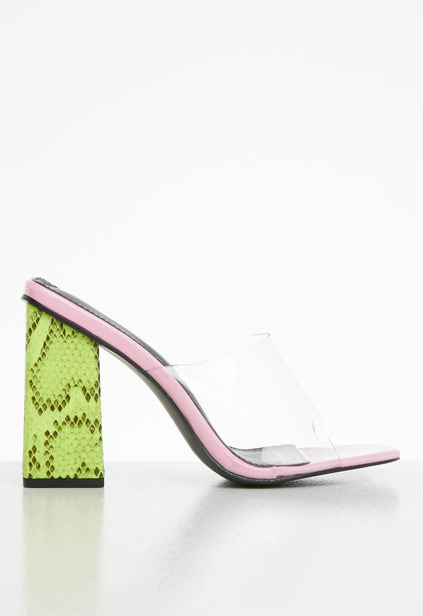 Public Desire - Klaudia heel - yellow & pink 
