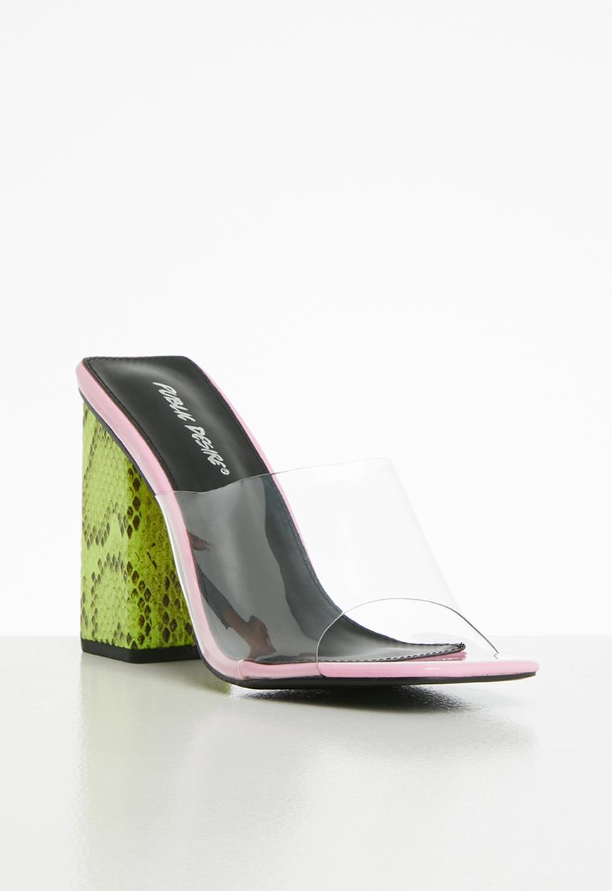 Public Desire - Klaudia heel - yellow & pink 