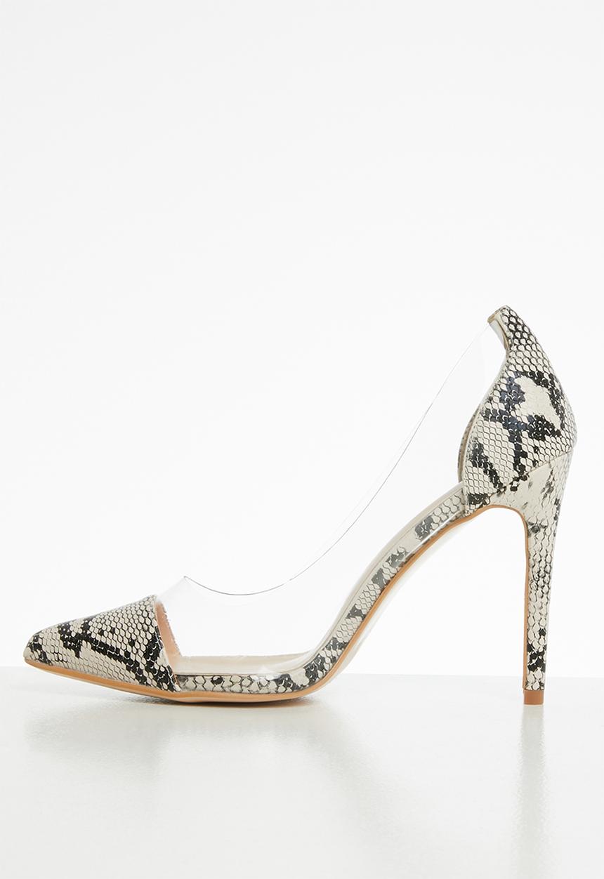 Public Desire - Potion heel - beige & black 