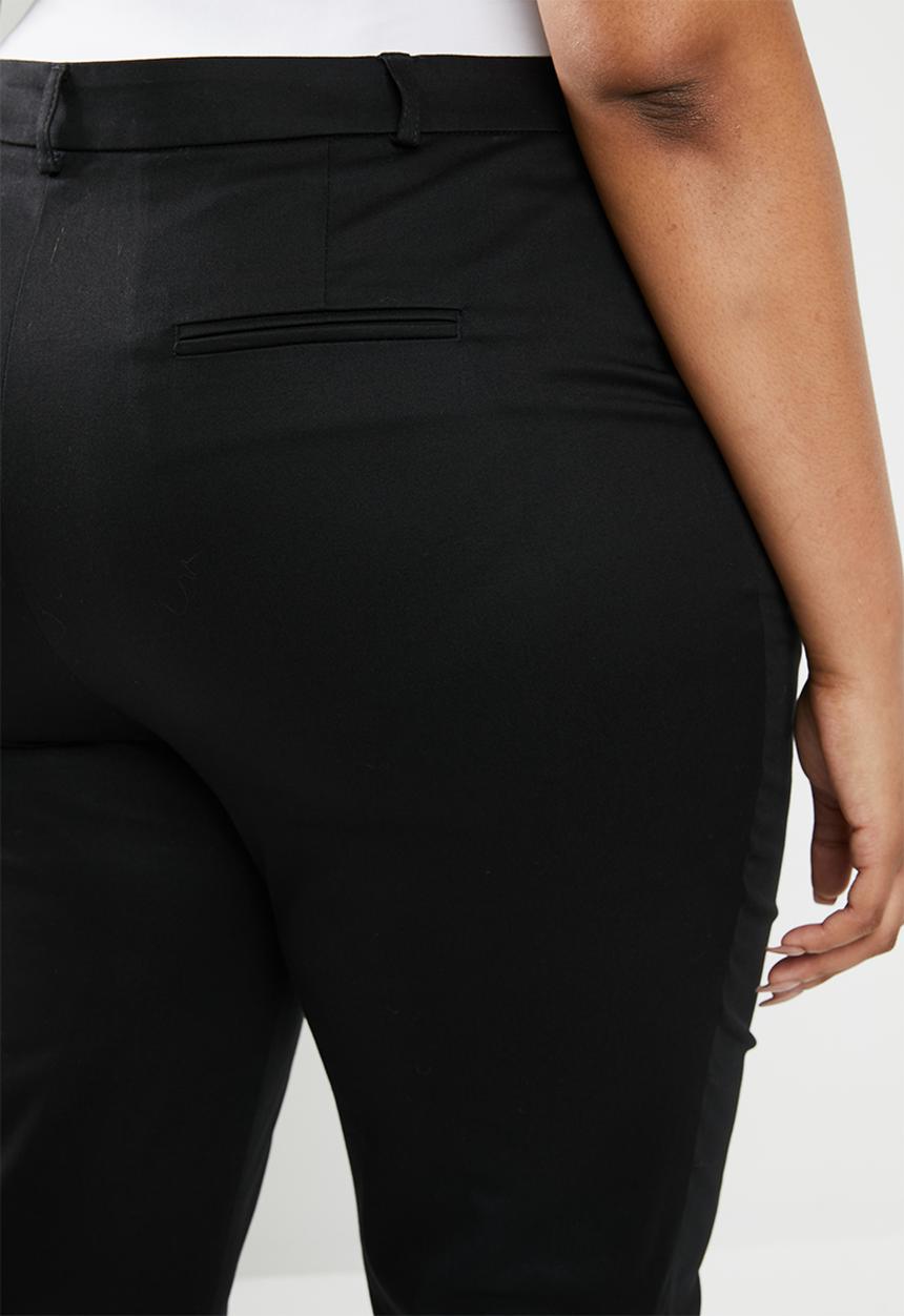 edit Plus - Tapered pant trousers (plus) - black