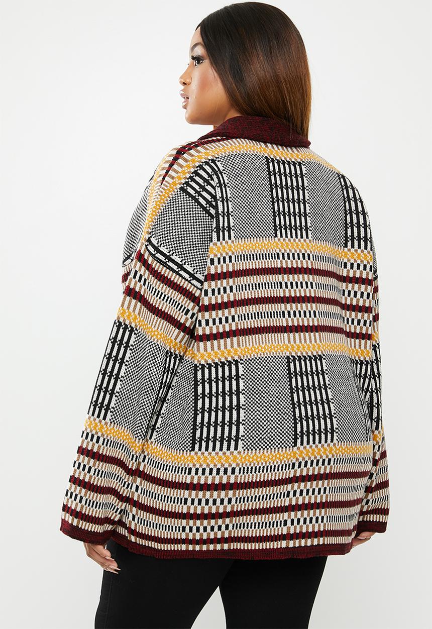 edit Plus - Knitwear coat - multi