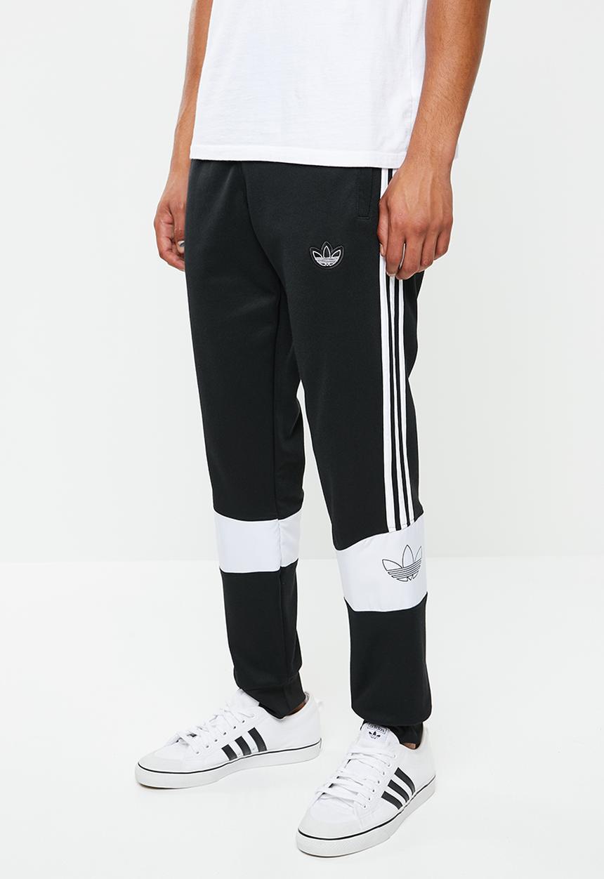 adidas Originals - Bandrix tracksuit pants - black & white