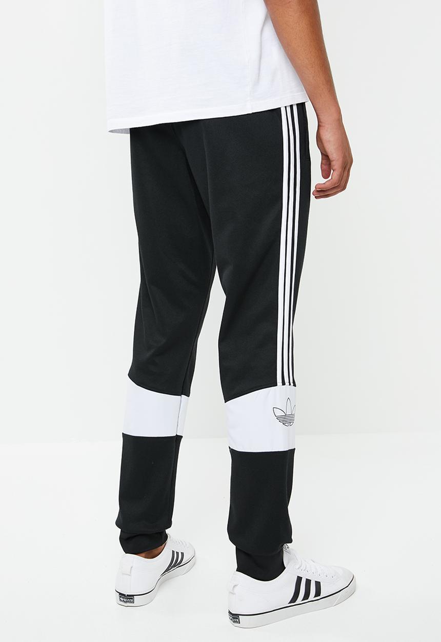 adidas Originals - Bandrix tracksuit pants - black & white