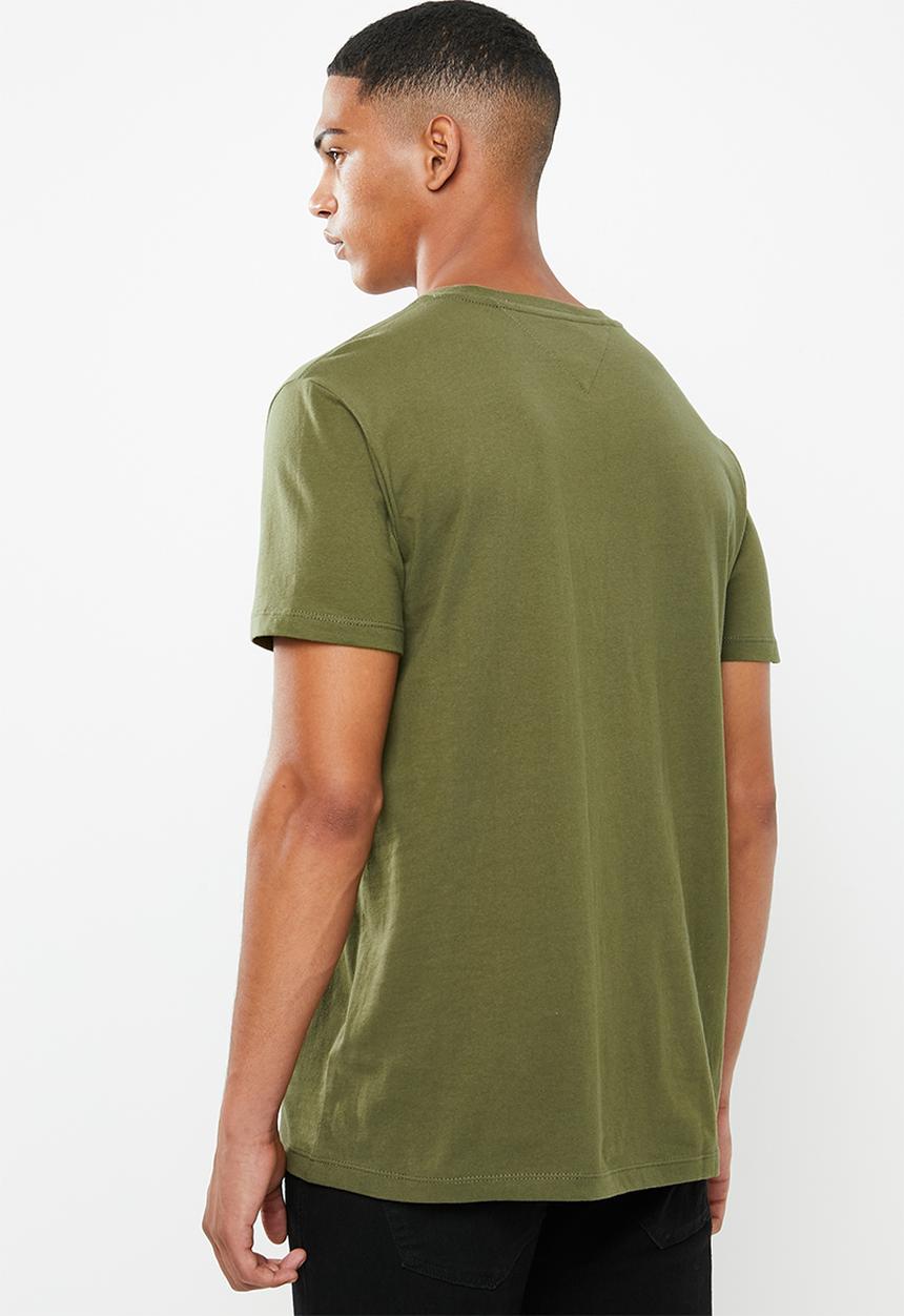 Tommy Hilfiger - Tjm contrast pocket tee - olive