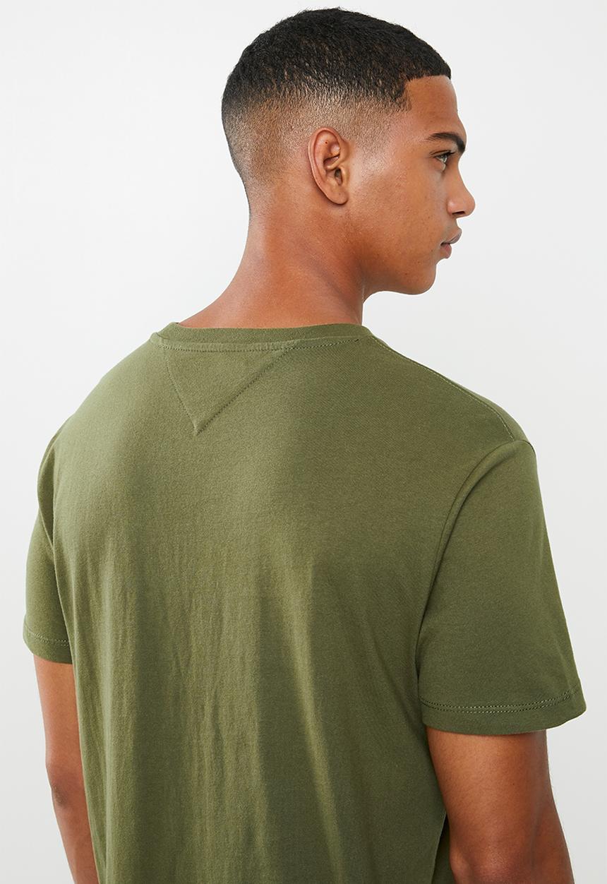 Tommy Hilfiger - Tjm contrast pocket tee - olive