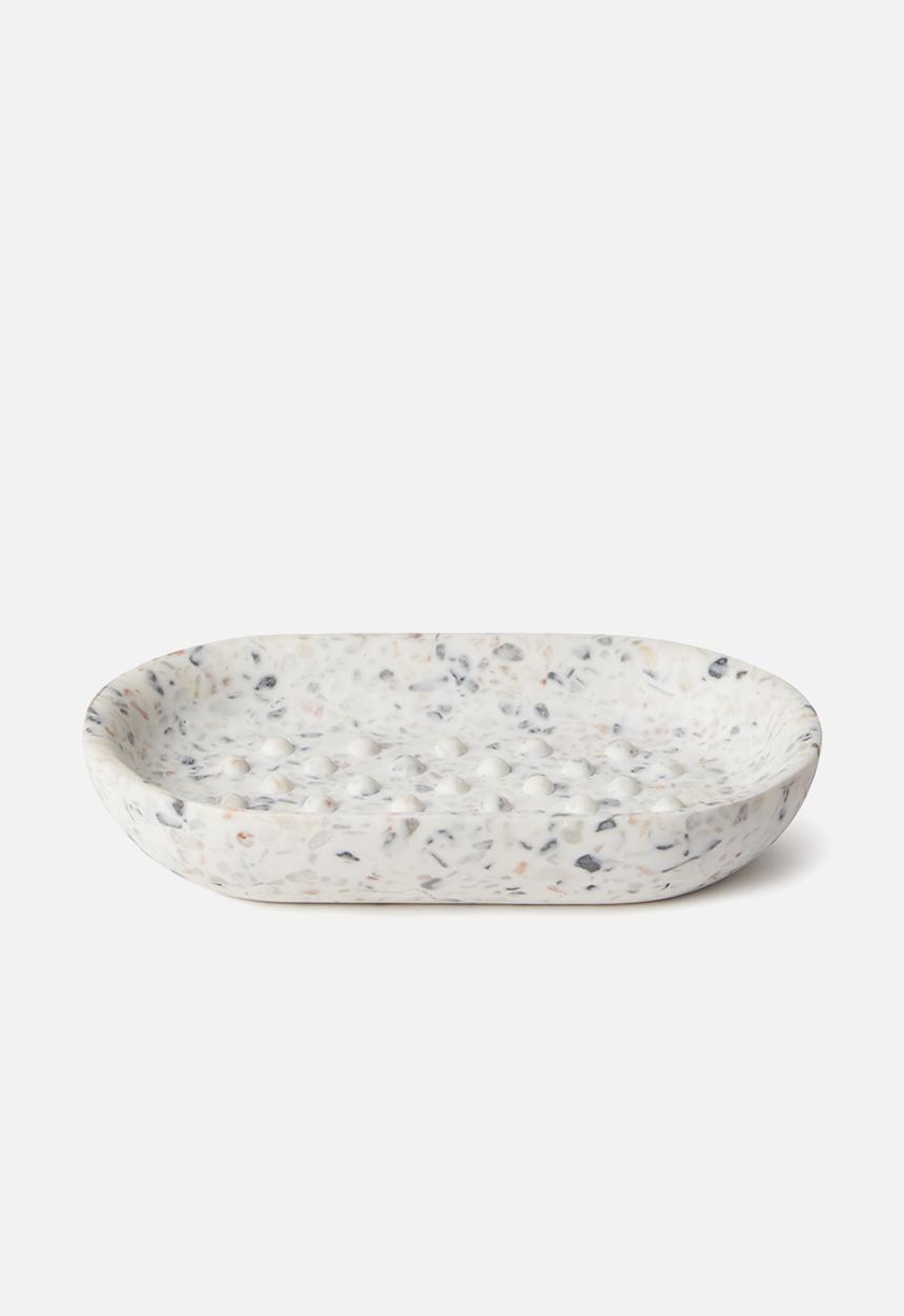 Umbra - Junip oval soap dish - terrazzo