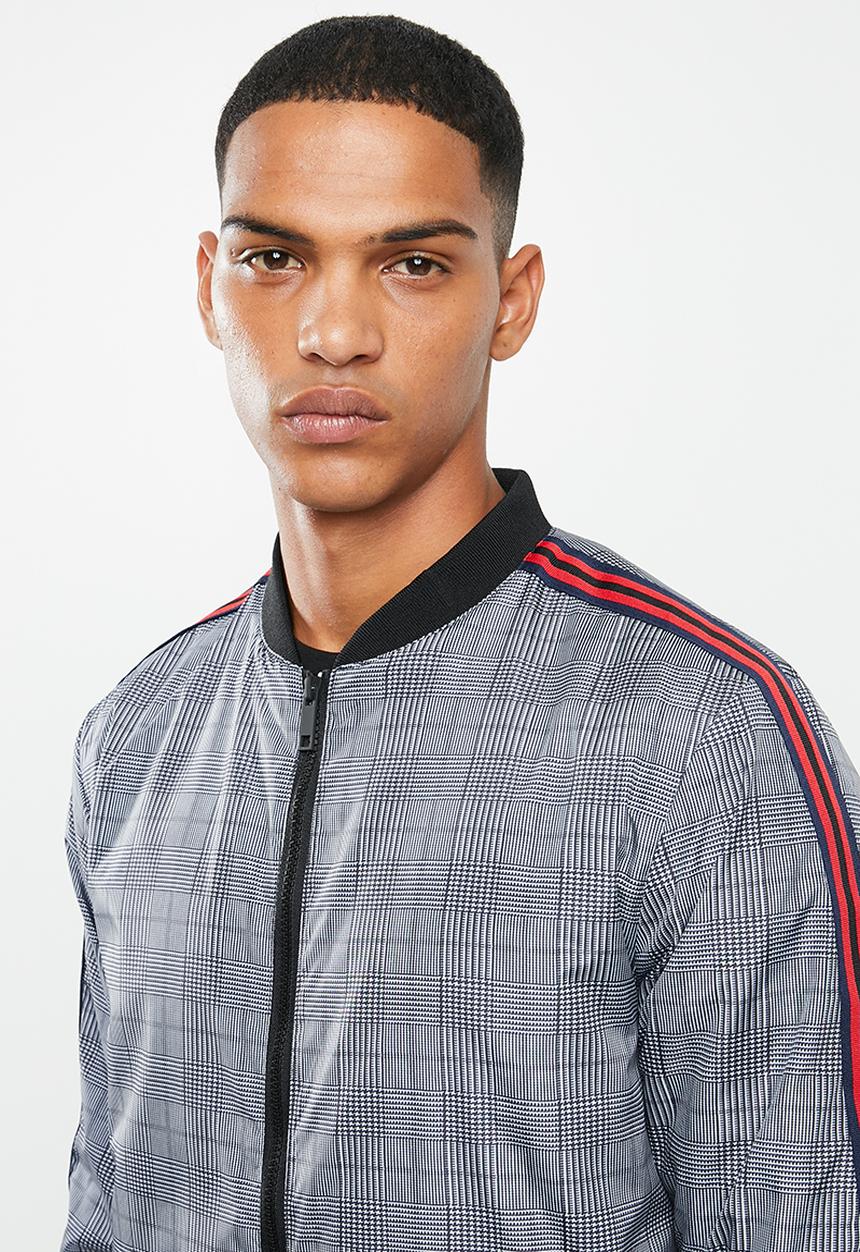 Brave Soul - Syros check bomber jacket - multi 