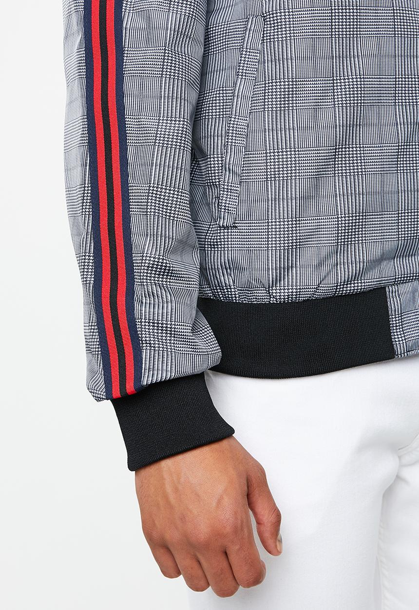 Brave Soul - Syros check bomber jacket - multi 