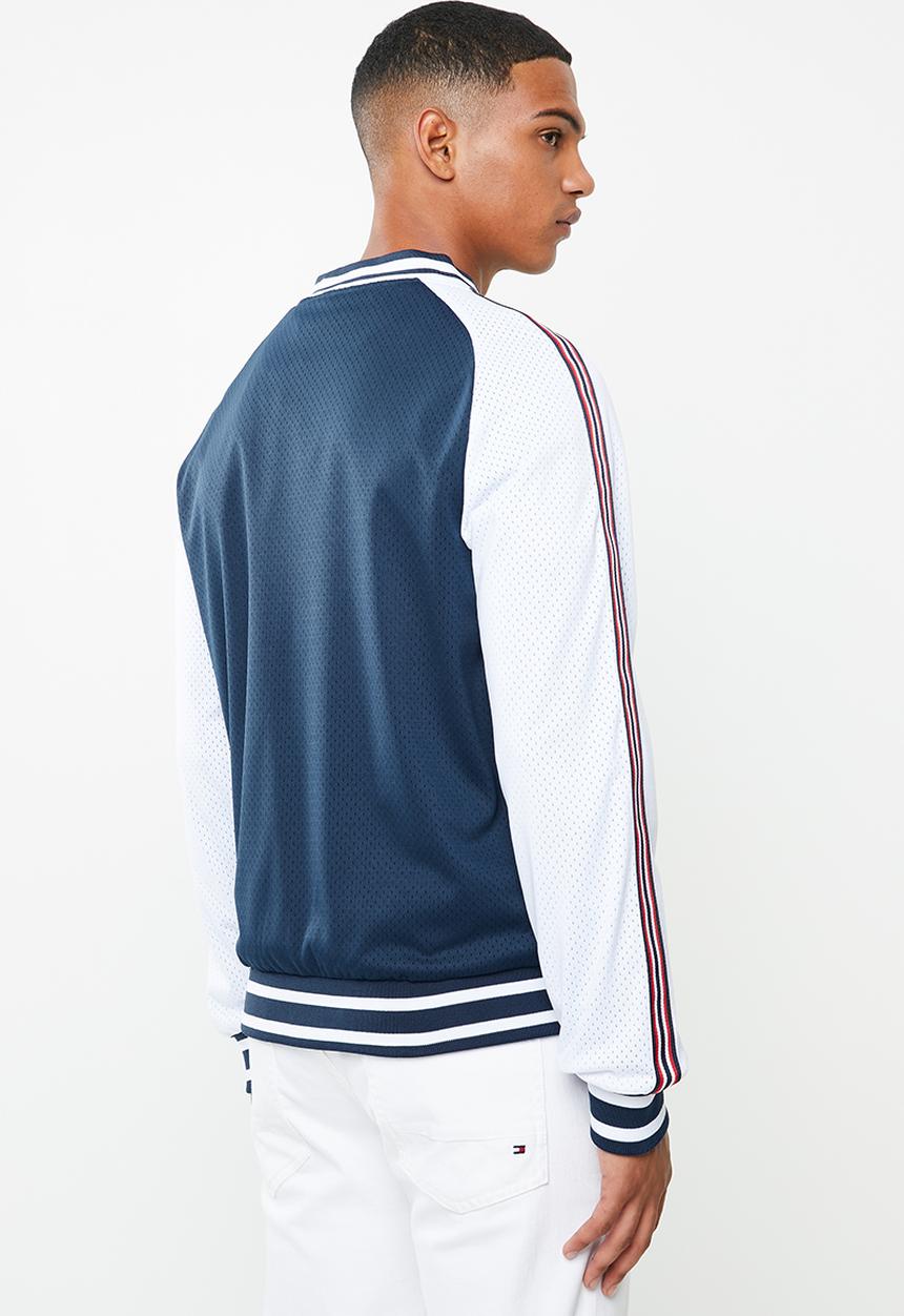 Brave Soul - Gomez bomber jacket - navy & white 