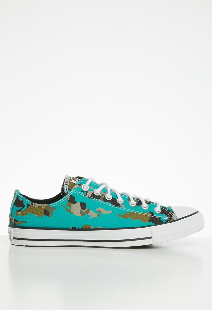 Converse - Chuck Taylor All Star allover camo ox - turbo green / black / white