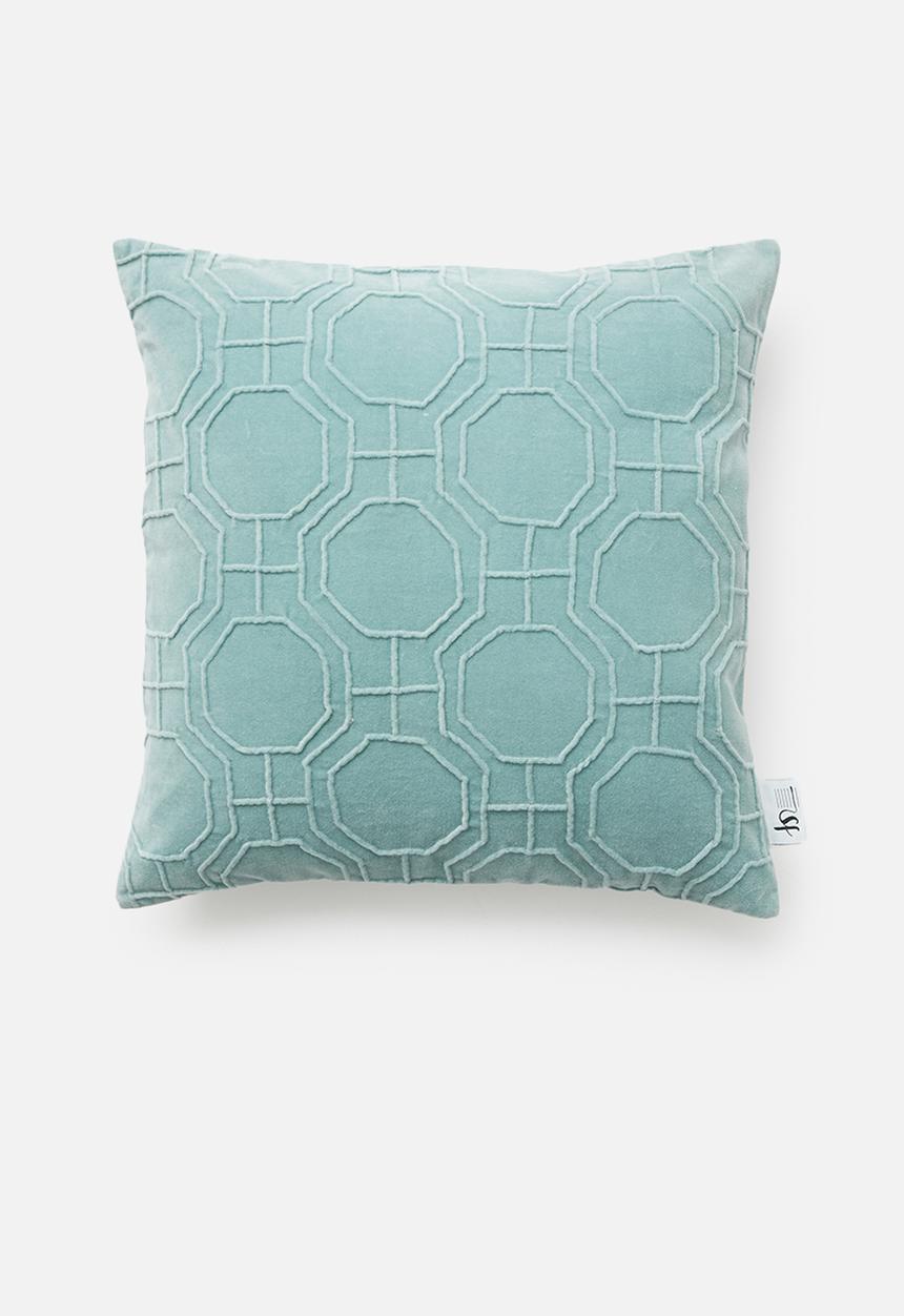 Sixth Floor - Pepper cushion cover - blue