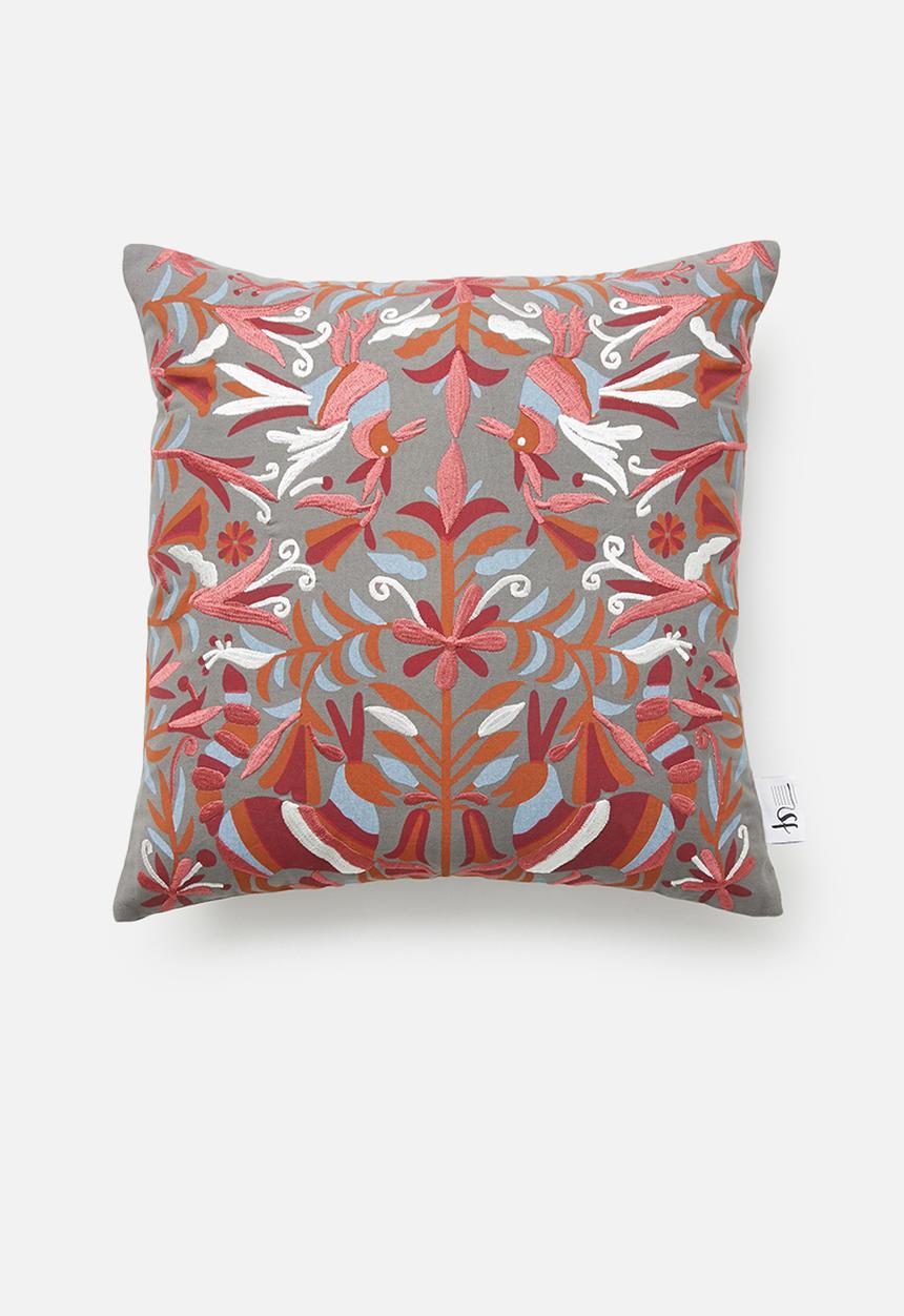 Sixth Floor - Motif cushion cover - multi