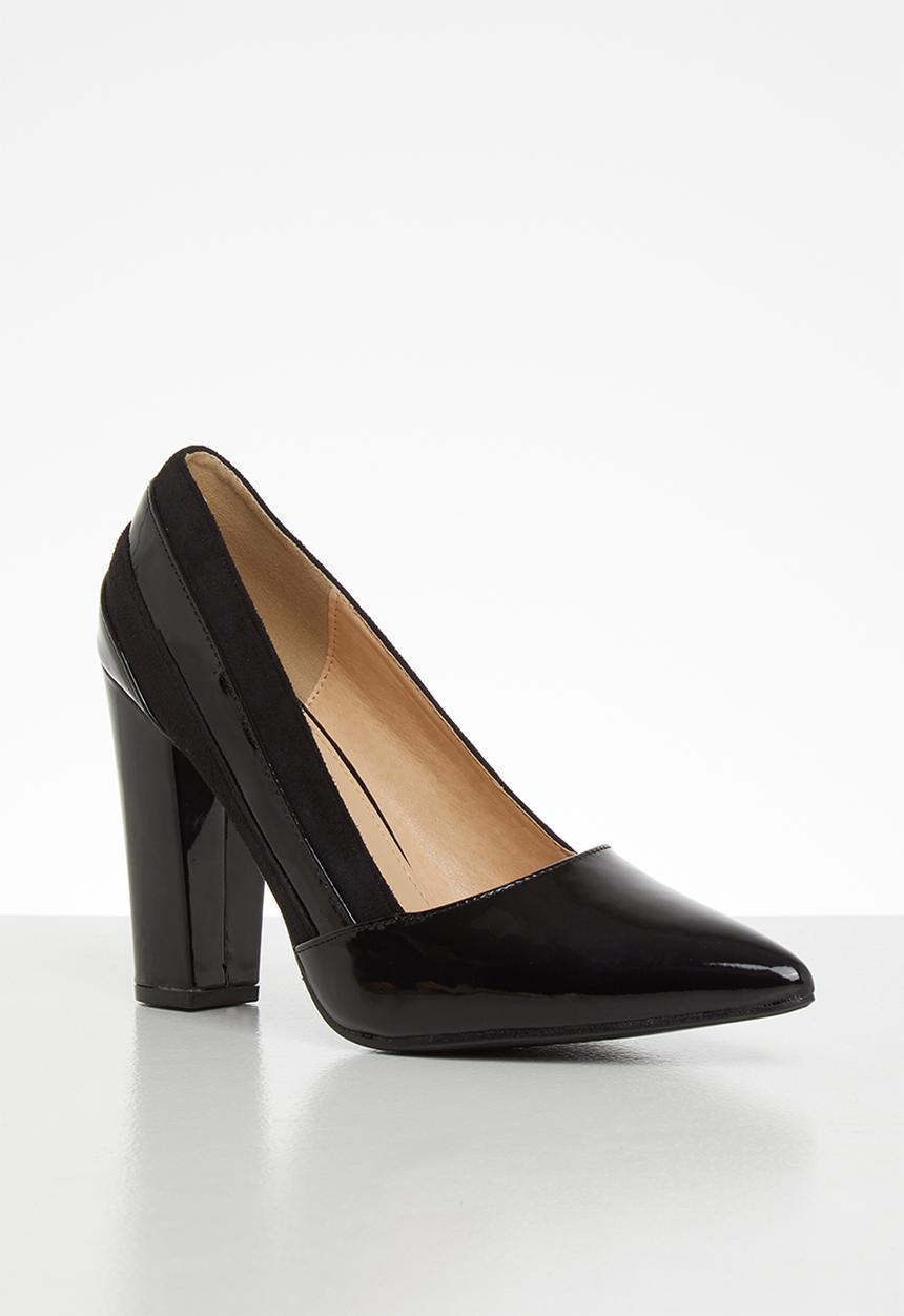 Superbalist - Lori court block heel - black