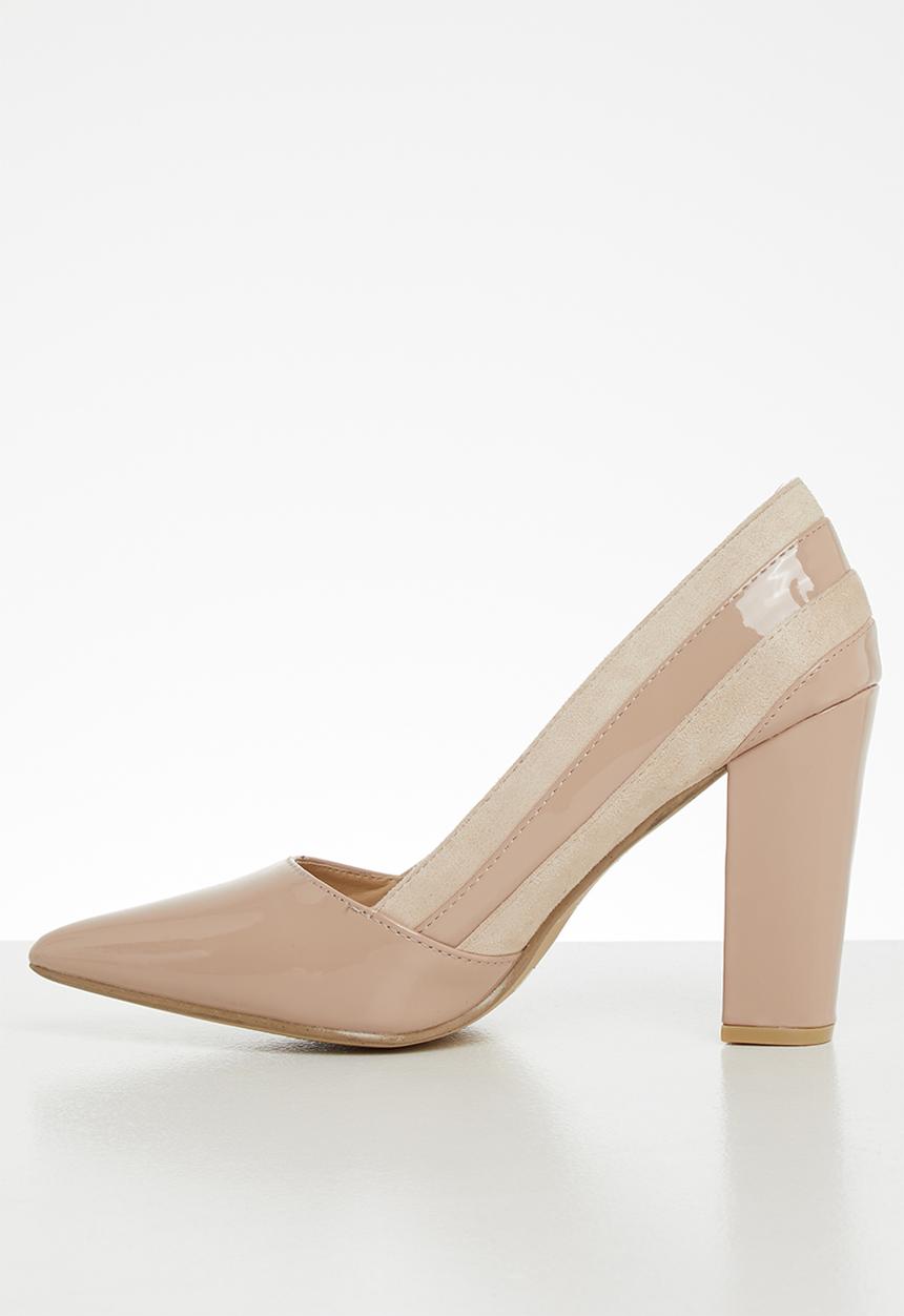 Superbalist - Lori court block heel - blush