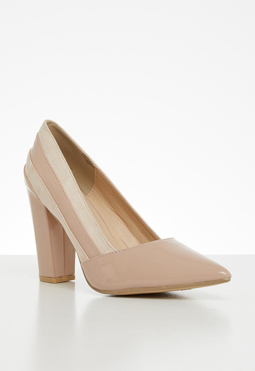 Superbalist - Lori court block heel - blush