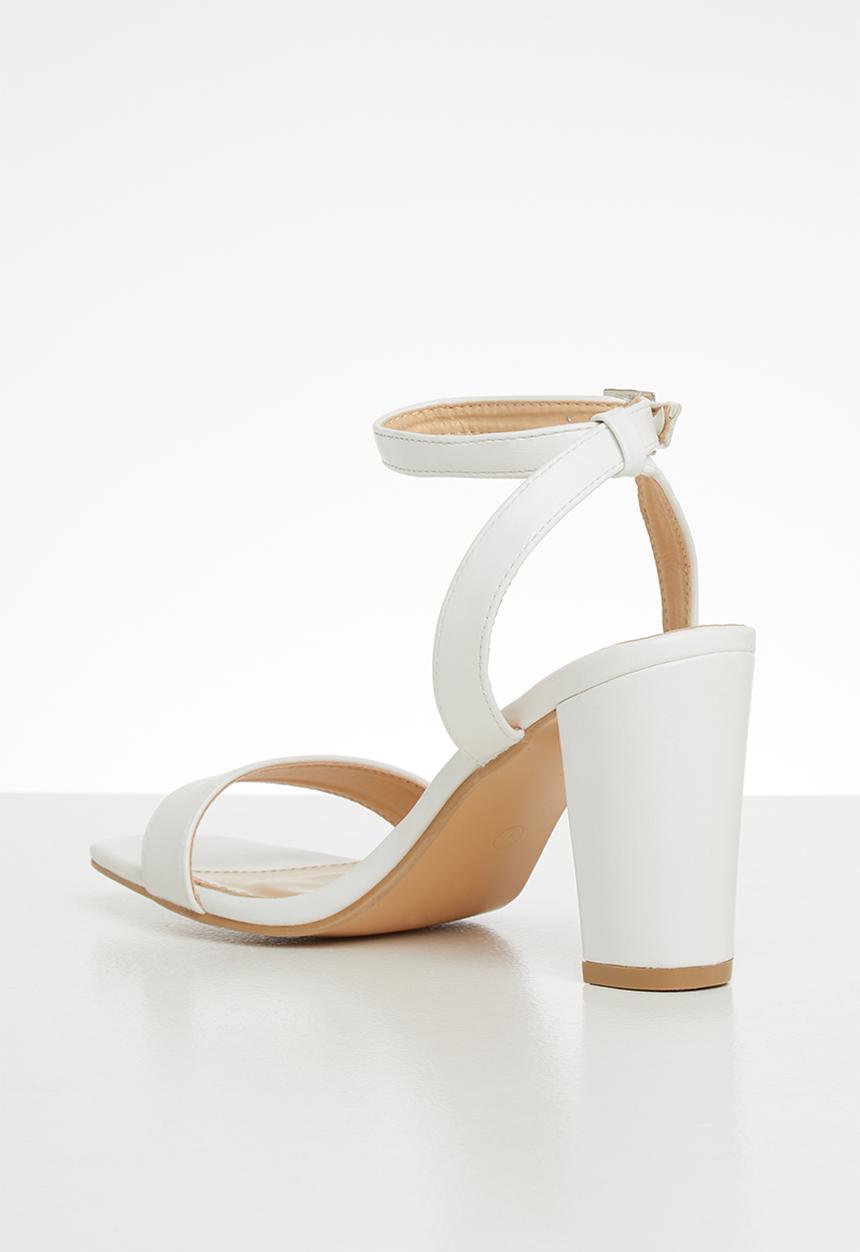 Superbalist - Stef barely-there heel - white