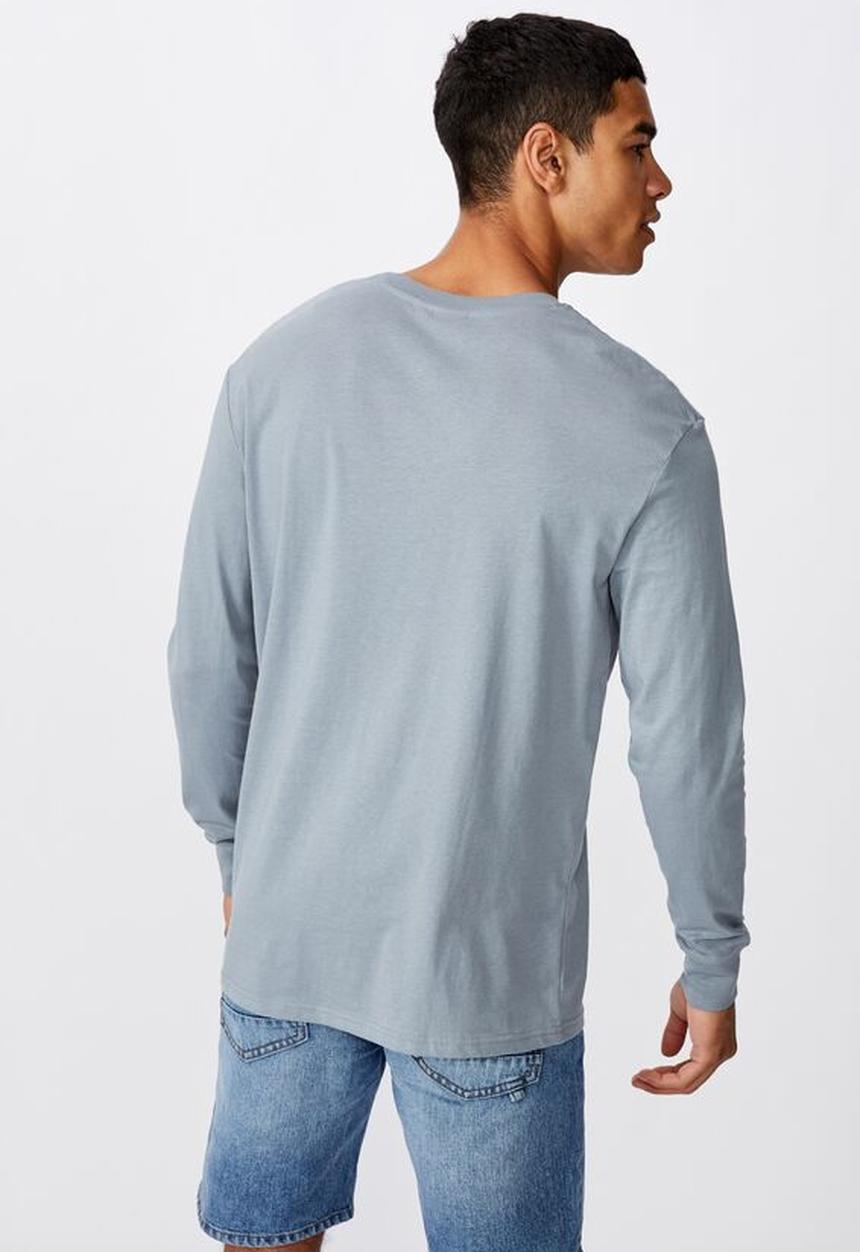 Cotton On - Uncommon edition Tbar long sleeve tee - grey 