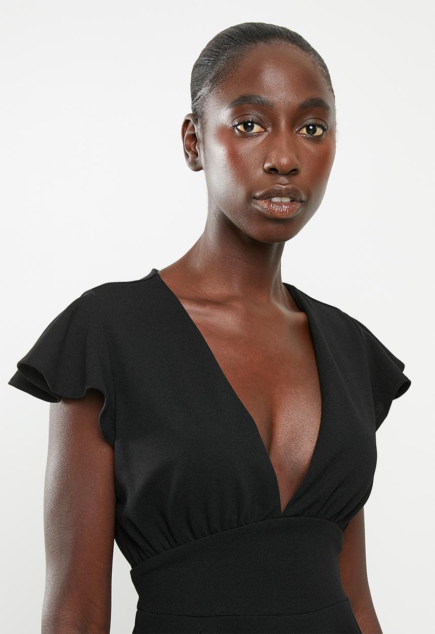 dailyfriday - Open back dress - black