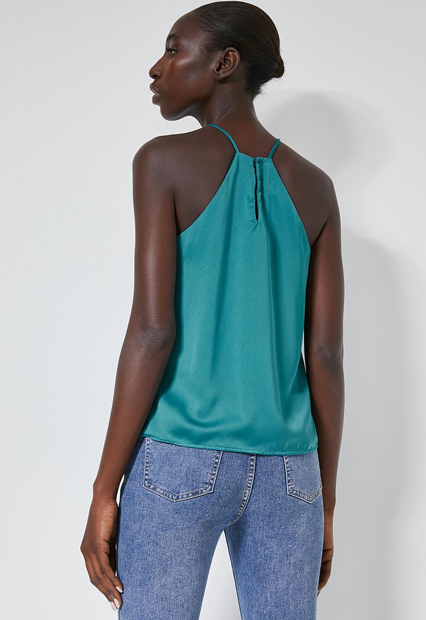 Superbalist - Halter cami - teal