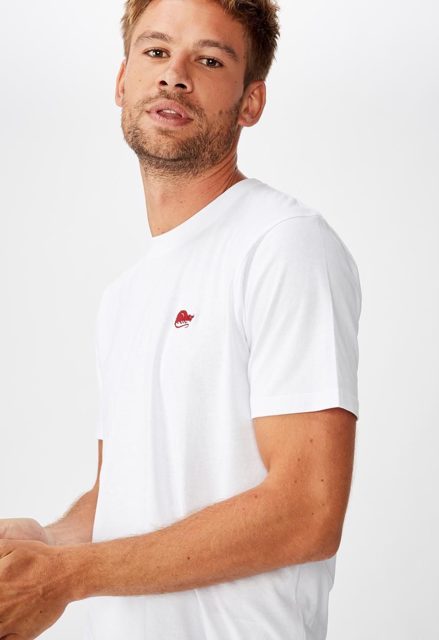 Cotton On - Rat Tbar cny T-shirt - white