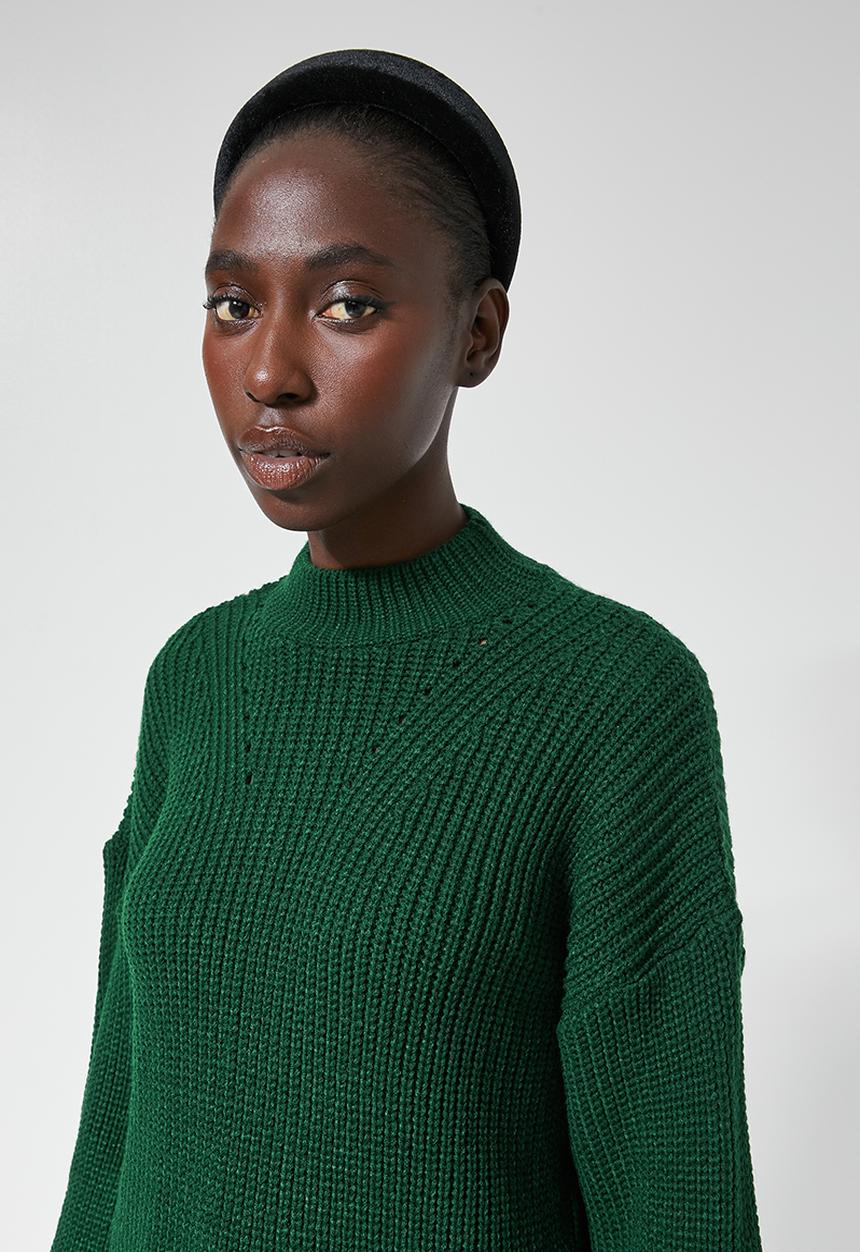 Superbalist - Balloon sleeve pull over - green