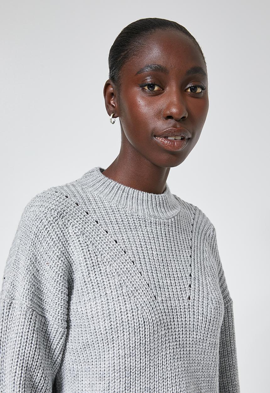 Superbalist - Balloon sleeve pull over - grey