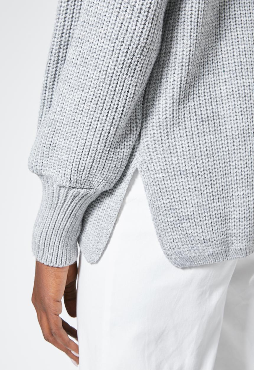 Superbalist - Balloon sleeve pull over - grey