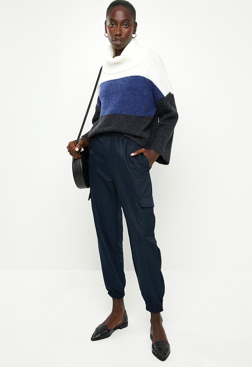 ONLY - Jeana polo pullover wool knit - multi
