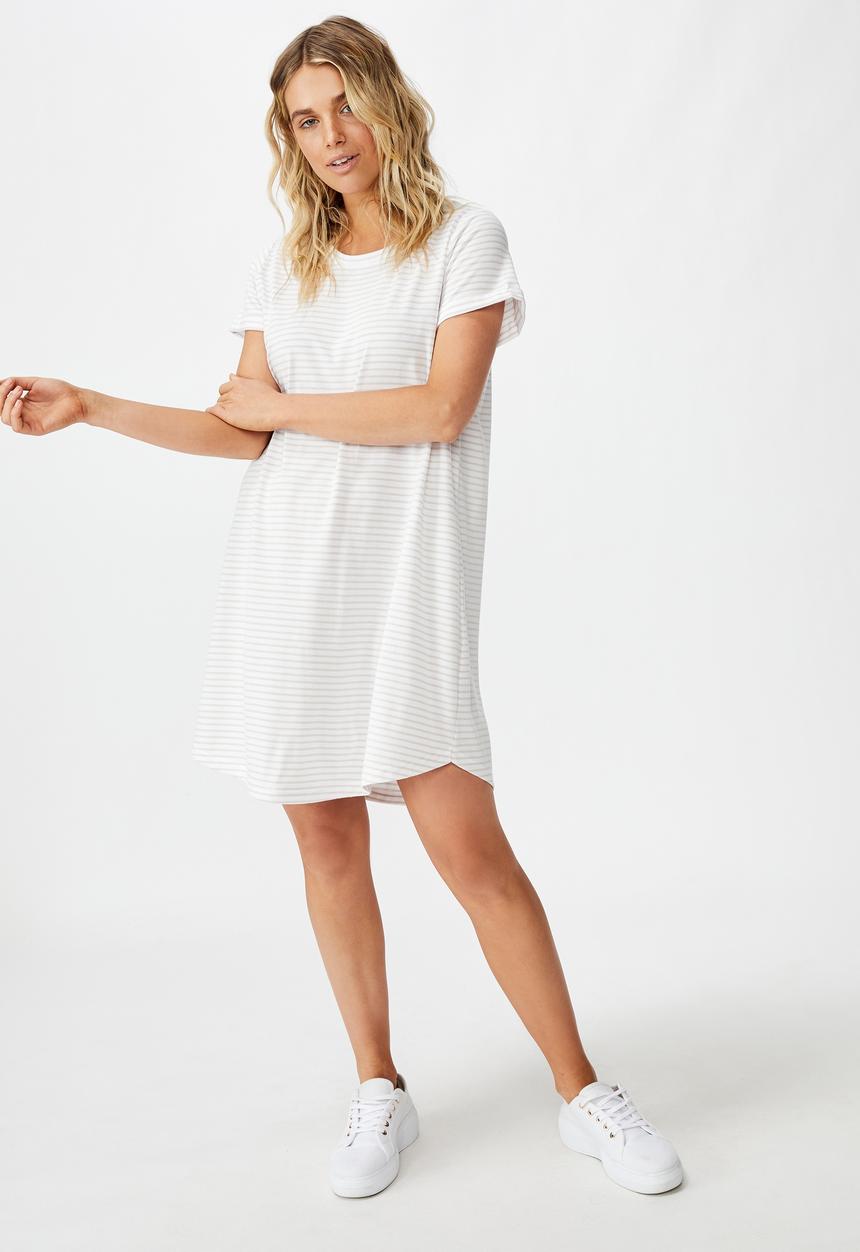 Cotton On - Tina T-shirt dress - white