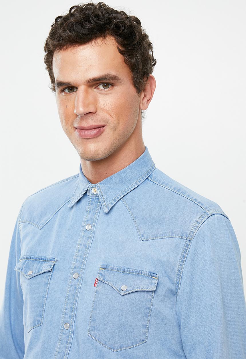 Levi’s® - Classic western denim shirt - blue