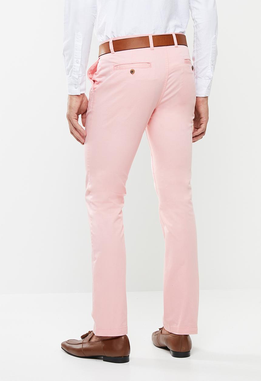 POLO - Milano stretch chino straight leg - pink