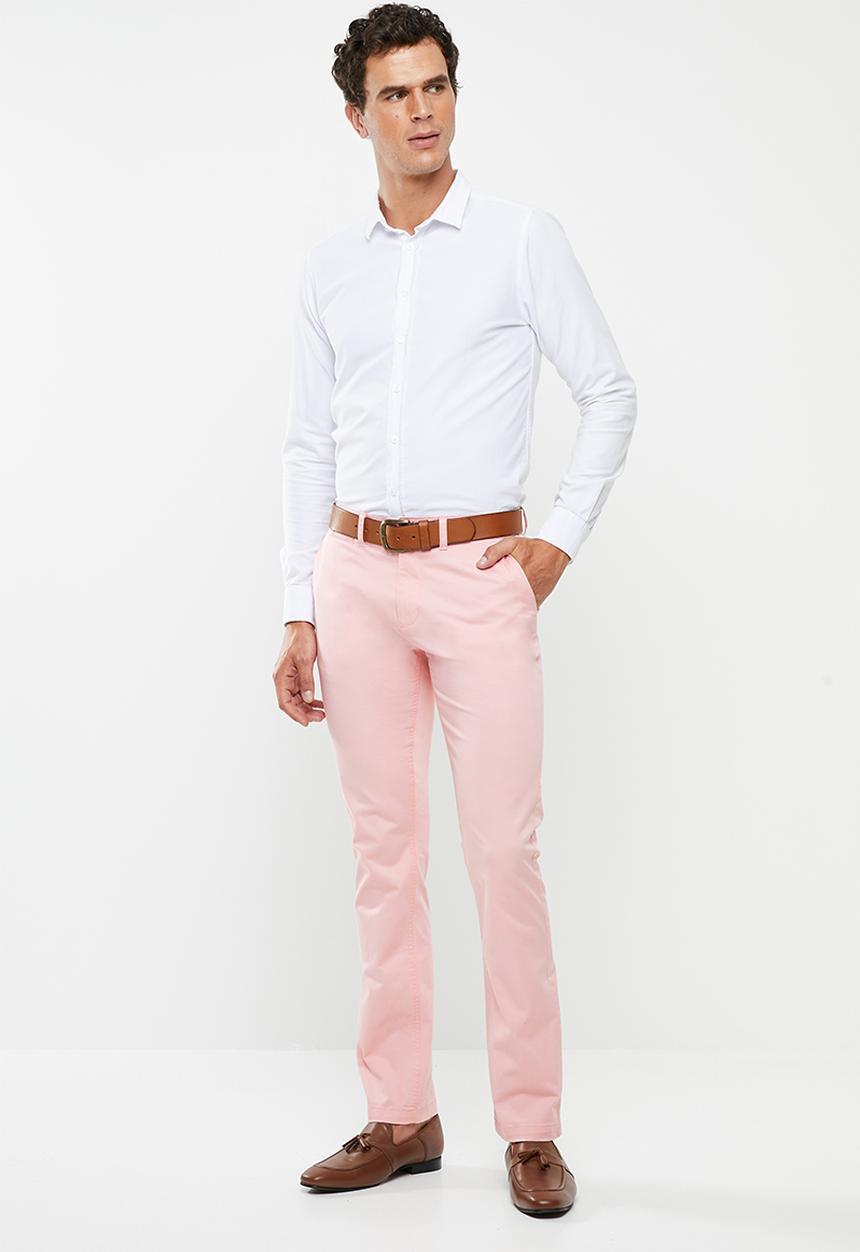 POLO - Milano stretch chino straight leg - pink