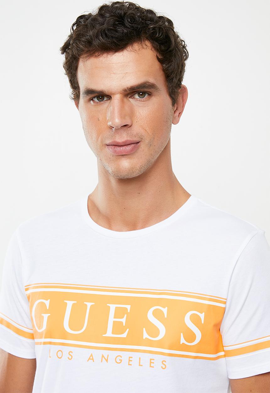 GUESS - Guess horizontal tee - white