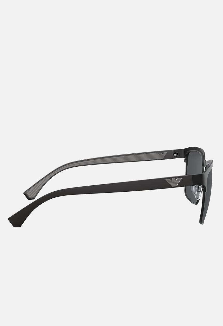 Emporio Armani - Rectangle frame sunglasses  - black