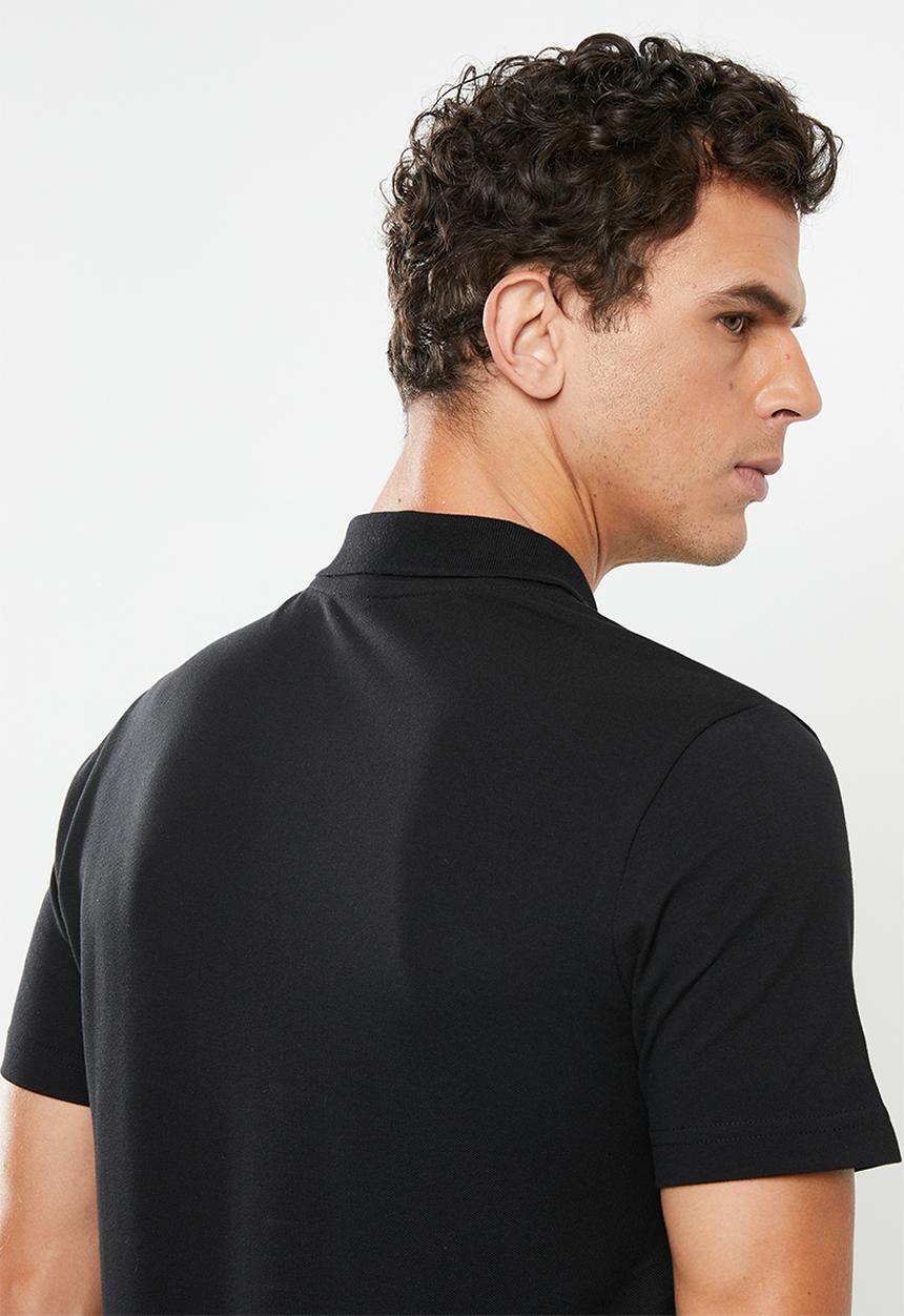 adidas Performance - Adidas short sleeve polo - black